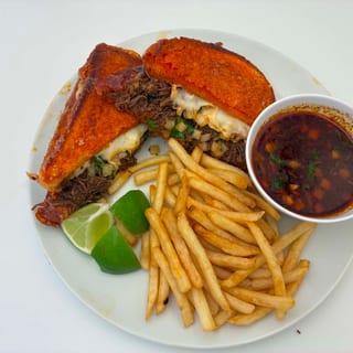 Grilled Cheese Birria Sandwich