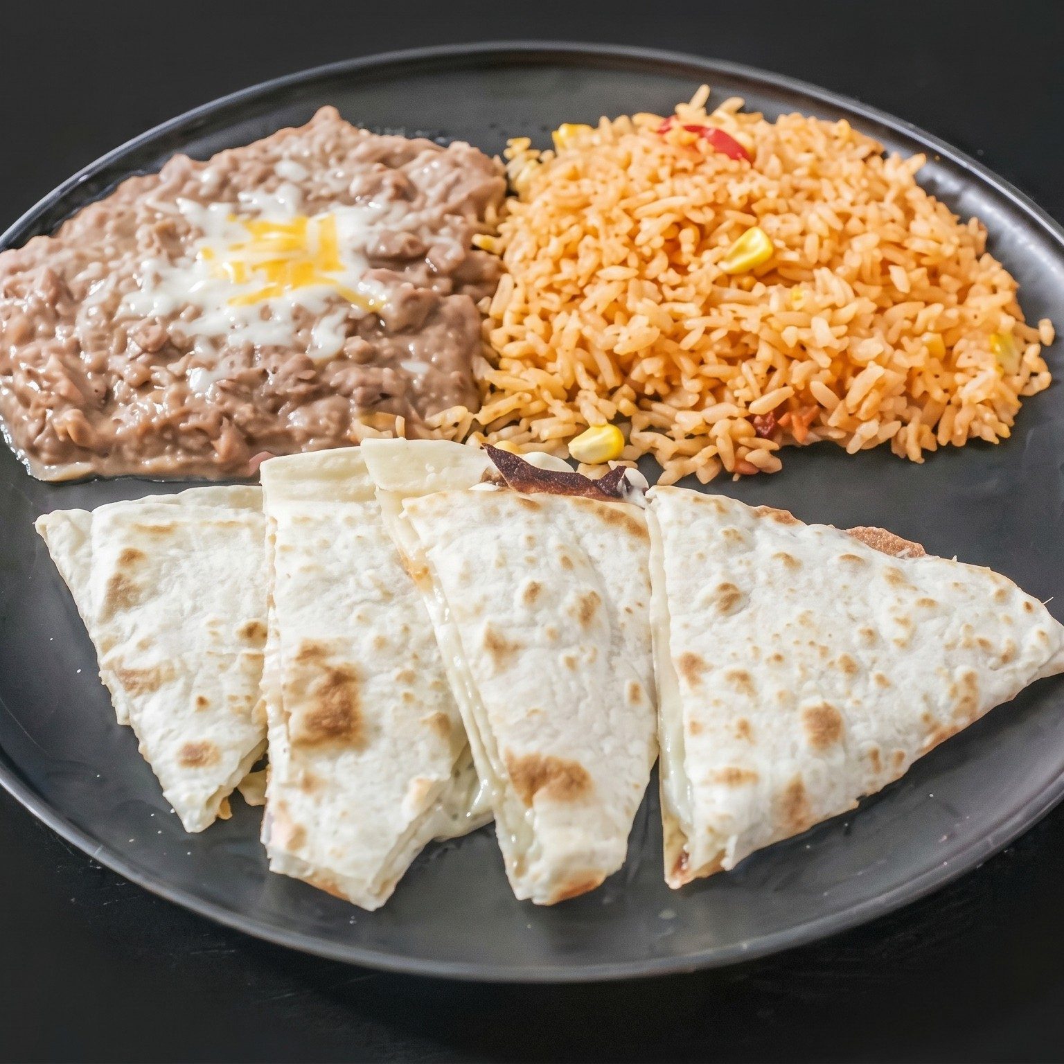 Cheese Quesadilla.