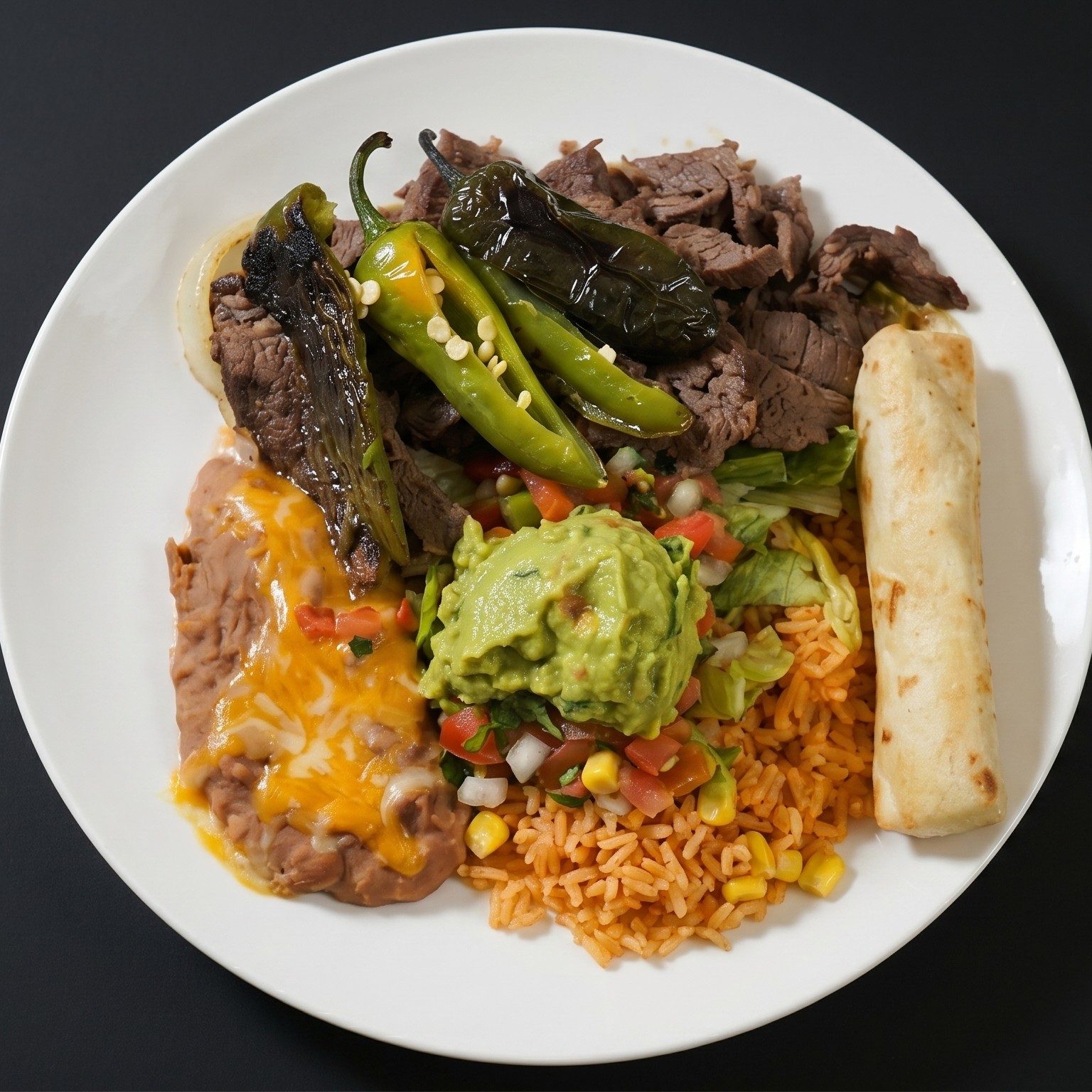 Carne Asada Plate.