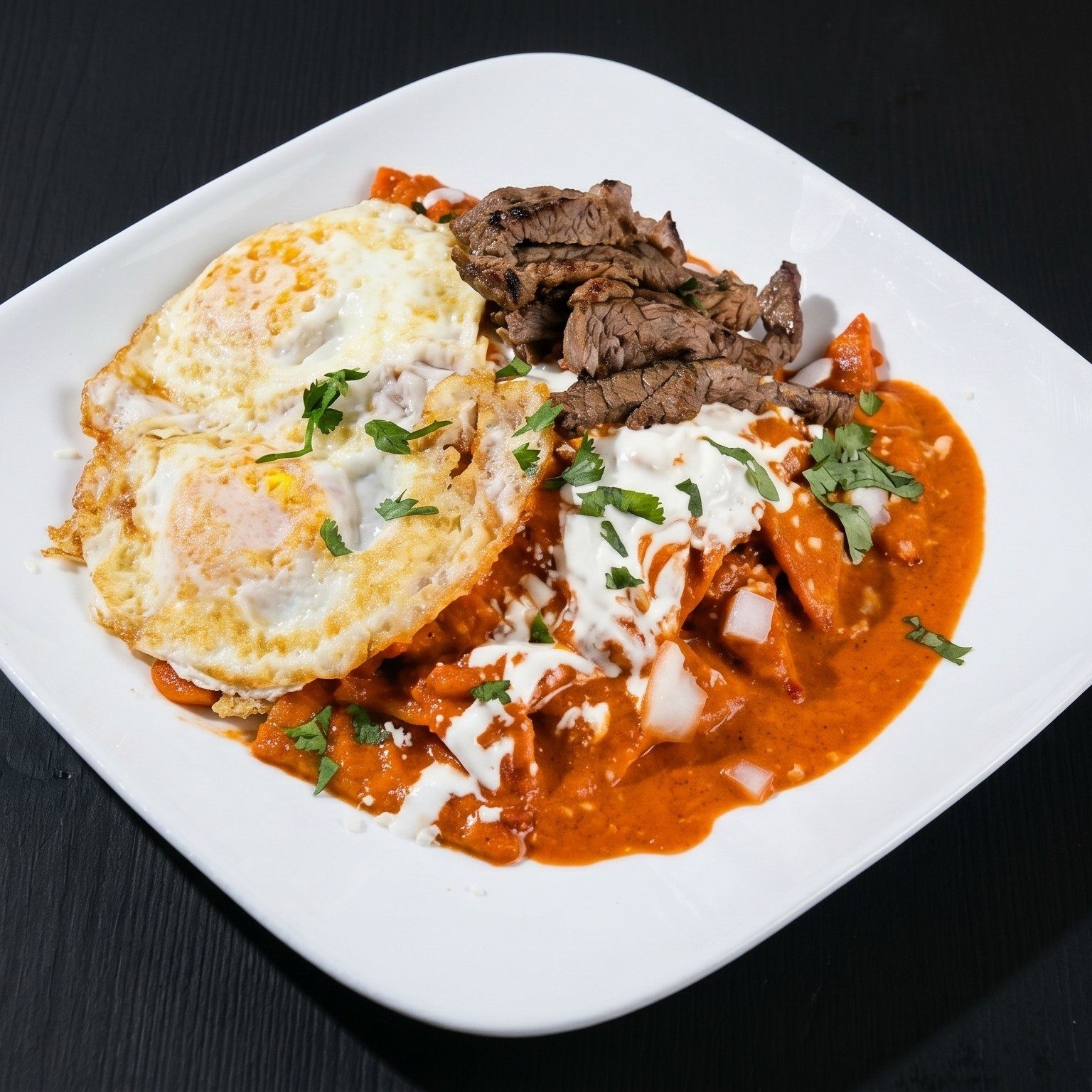 Green or Red Chilaquiles Burrito.